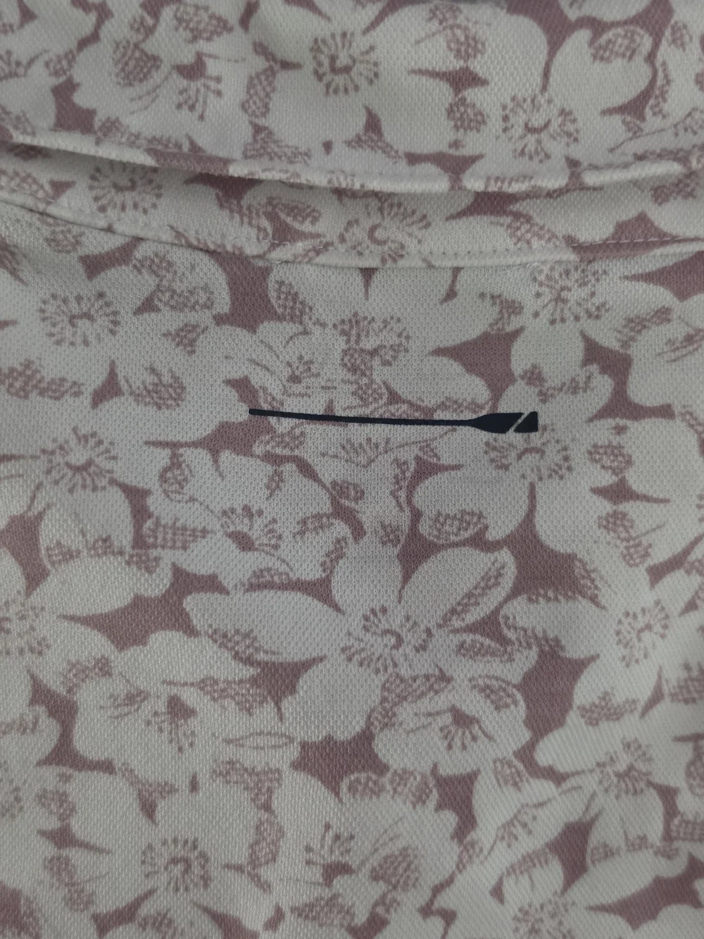 J. Crew Men's Pale Pink Floral Polo Shirt Medium